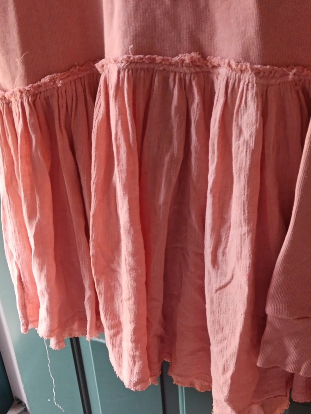 Free People French Terry And Gauze Hooded Top - Picture 6 of 7